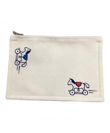 HERMES（エルメス）の古着「ポーチ」｜ホワイト