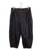 Porter Classicポータークラシック）の古着「ギャザーパンツ」｜ブラック