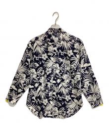 APPLEBUM（アップルバム）の古着「長袖シャツ」｜ネイビー×ホワイト