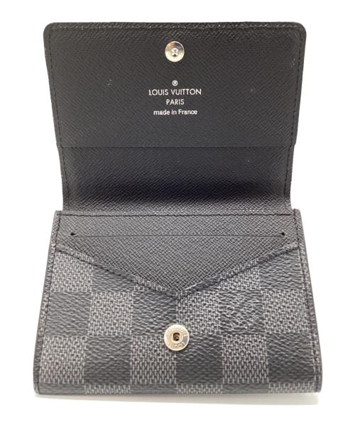 LOUIS VUITTON（ルイ ヴィトン）LOUIS VUITTON (ルイ ヴィトン) カードケース ブラックの古着・服飾アイテム