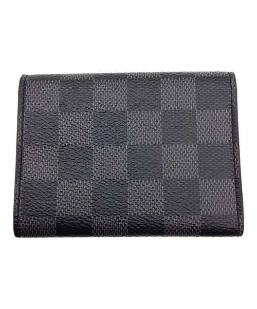 LOUIS VUITTON（ルイ ヴィトン）LOUIS VUITTON (ルイ ヴィトン) カードケース ブラックの古着・服飾アイテム