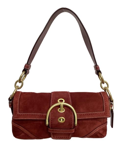 COACH（コーチ）COACH (コーチ) ショルダーバッグ レッドの古着・服飾アイテム
