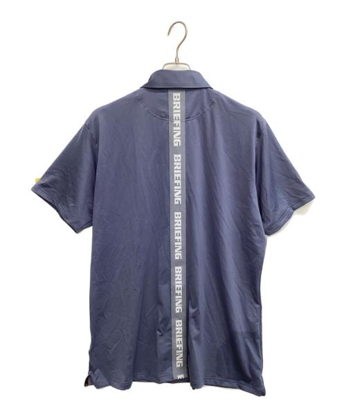 BRIEFING（ブリーフィング）BRIEFING (ブリーフィング) ポロシャツ(ゴルフウェア) ブルー サイズ:XLの古着・服飾アイテム
