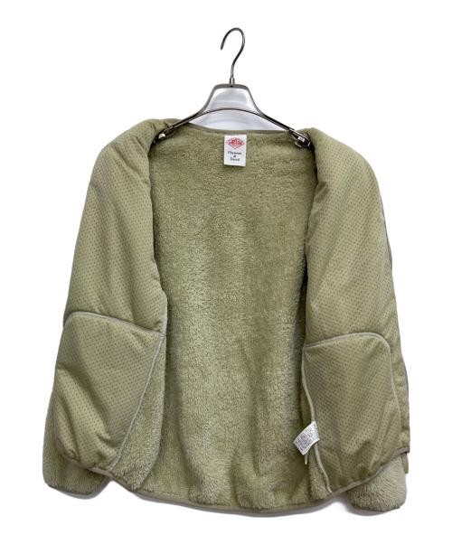 DANTON（ダントン）DANTON (ダントン) ハイパイル Vネックフリースカーディガン グリーン サイズ:Mの古着・服飾アイテム