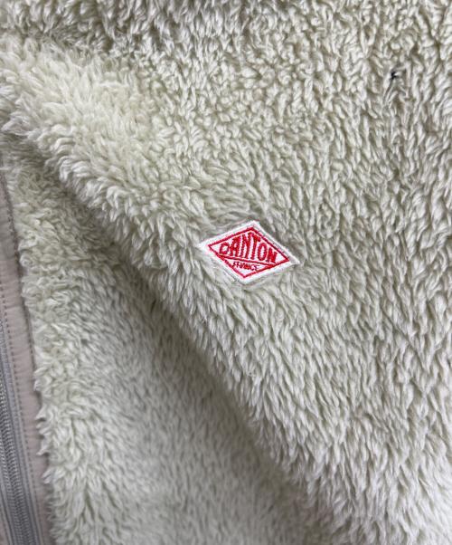 DANTON（ダントン）DANTON (ダントン) ハイパイル Vネックフリースカーディガン グリーン サイズ:Mの古着・服飾アイテム