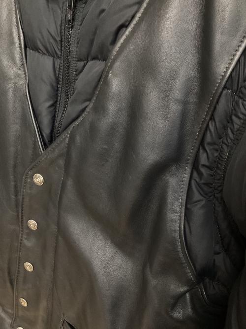 SCHOTT BROS.（ショット）SCHOTT BROS. (ショットブロス) 2WAYダウンジャケット ブラック サイズ:42の古着・服飾アイテム