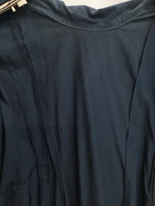 nest Robe（ネストローブ）nest Robe (ネストローブ) コットンラミーブロードハイネックワンピース ネイビー サイズ:Freeの古着・服飾アイテム