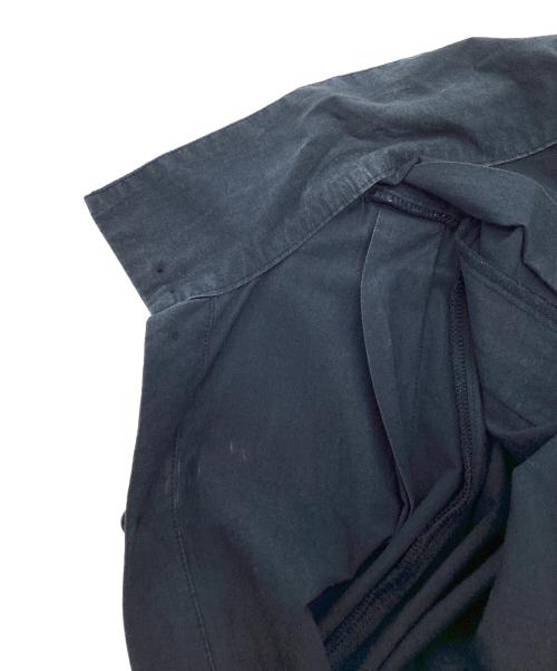 nest Robe（ネストローブ）nest Robe (ネストローブ) コットンラミーブロードハイネックワンピース ネイビー サイズ:Freeの古着・服飾アイテム
