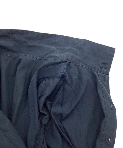 nest Robe（ネストローブ）nest Robe (ネストローブ) コットンラミーブロードハイネックワンピース ネイビー サイズ:Freeの古着・服飾アイテム