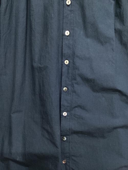 nest Robe（ネストローブ）nest Robe (ネストローブ) コットンラミーブロードハイネックワンピース ネイビー サイズ:Freeの古着・服飾アイテム