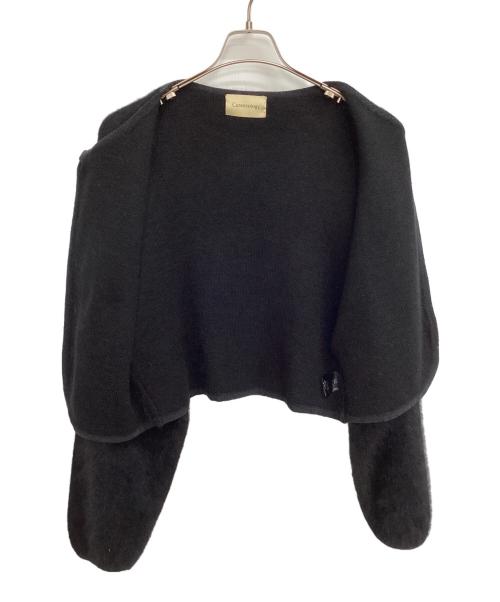 Curensology（カレンソロジー）Curensology (カレンソロジー) 厚手カーディガン ブラック サイズ:Freeの古着・服飾アイテム