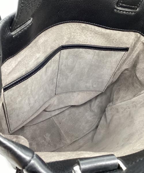 HIROFU（ヒロフ）HIROFU (ヒロフ) レザーリュック ブラックの古着・服飾アイテム