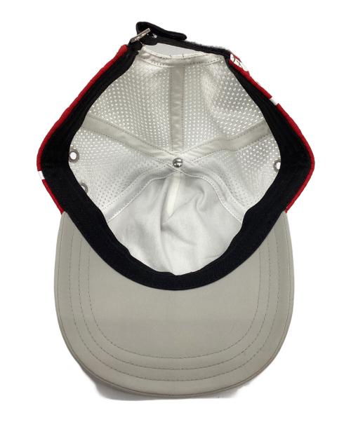 SUPREME（シュプリーム）Supreme (シュプリーム) サイドロゴメッシュキャップ グレー×グリーンの古着・服飾アイテム