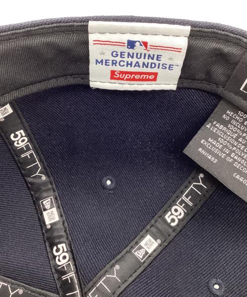 SUPREME（シュプリーム）Supreme (シュプリーム) New Era (ニューエラ) キャップ ネイビーの古着・服飾アイテム