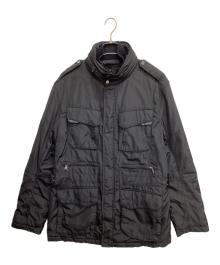 POLO RALPH LAUREN（ポロ・ラルフローレン）の古着「パテッドフィールドジャケット」｜ブラック