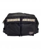 PORTER×JAM HOME MADEポーター×ジャムホームメイド）の古着「ウエストバッグ」｜ブラック
