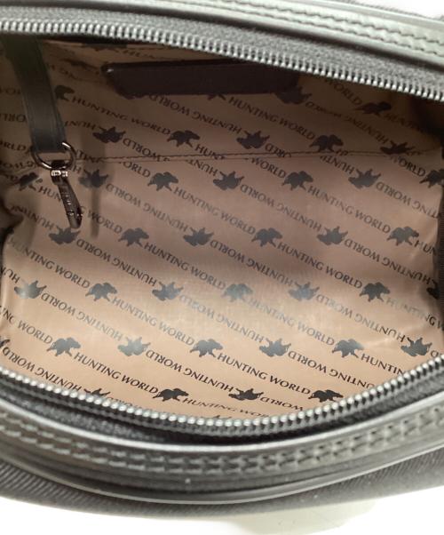 HUNTING WORLD（ハンティングワールド）HUNTING WORLD (ハンティングワールド) セカンドバッグ ブラックの古着・服飾アイテム