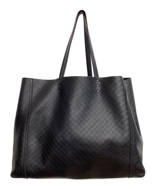 BOTTEGA VENETA（ボッテガベネタ）BOTTEGA VENETA (ボッテガベネタ) イントレッチオ ミラージュ トートバッグ ブラックの古着・服飾アイテム