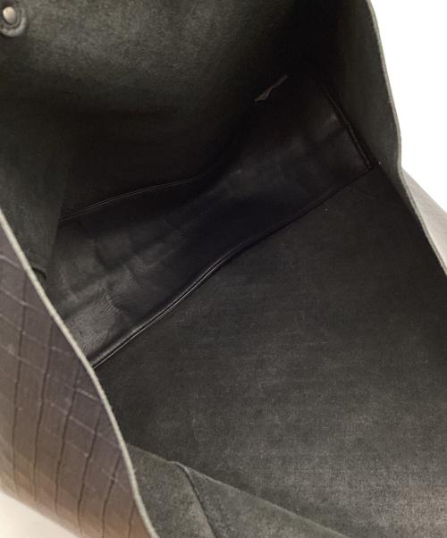 BOTTEGA VENETA（ボッテガベネタ）BOTTEGA VENETA (ボッテガベネタ) イントレッチオ ミラージュ トートバッグ ブラックの古着・服飾アイテム