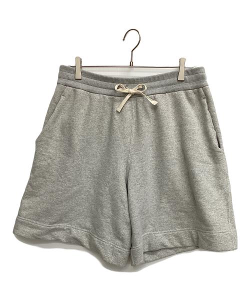 JIL SANDER+（ジルサンダープラス）JIL SANDER+ (ジルサンダープラス) スウェットハーフパンツ グレー サイズ:Mの古着・服飾アイテム