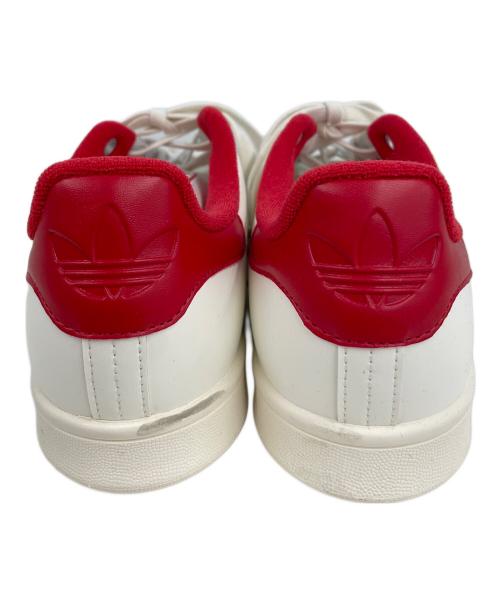 adidas（アディダス）adidas (アディダス) STAN SMITH ホワイト×レッド サイズ:26の古着・服飾アイテム
