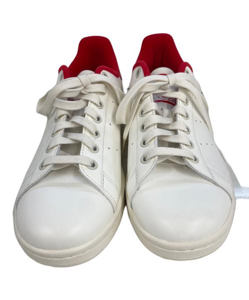 adidas（アディダス）adidas (アディダス) STAN SMITH ホワイト×レッド サイズ:26の古着・服飾アイテム