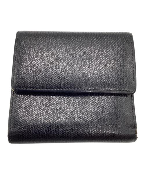 CHANEL（シャネル）CHANEL (シャネル) 3つ折り財布 ブラックの古着・服飾アイテム
