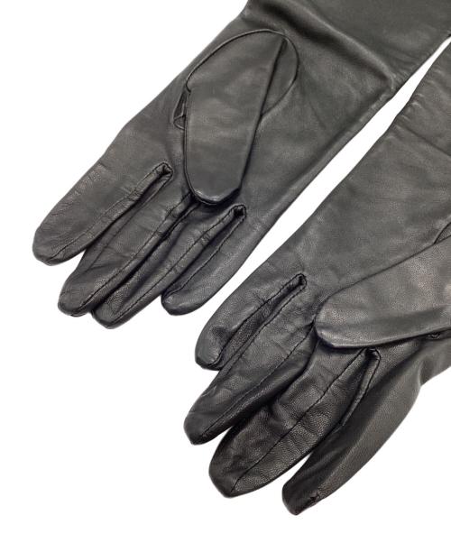 Chloe（クロエ）Chloe (クロエ) レザーグローブ ブラック サイズ:21cmの古着・服飾アイテム