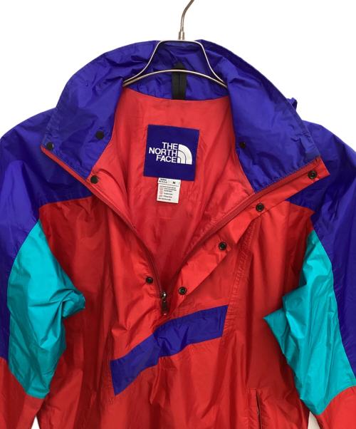 THE NORTH FACE（ザ ノース フェイス）THE NORTH FACE (ザ ノース フェイス) アノラックパーカー レッド×ブルー サイズ:Lの古着・服飾アイテム