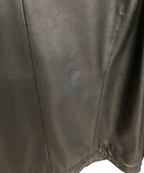 DIESEL（ディーゼル）DIESEL (ディーゼル) ラムレザーレザージャケット ブラック サイズ:Lの古着・服飾アイテム