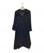 BLACK PEACE NOWブラックピースナウ）の古着「長袖ワンピース」｜ブラック