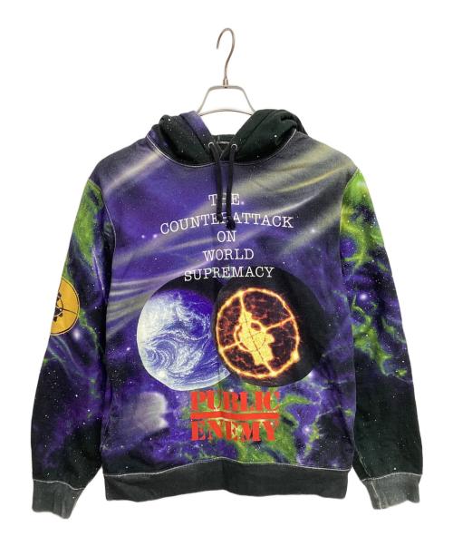 SUPREME（シュプリーム）Supreme (シュプリーム) UNDERCOVER (アンダーカバー) Public Enemy (パブリック エネミー) プルオーバーパーカー パープル サイズ:Mの古着・服飾アイテム