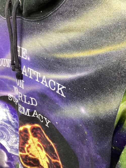 SUPREME（シュプリーム）Supreme (シュプリーム) UNDERCOVER (アンダーカバー) Public Enemy (パブリック エネミー) プルオーバーパーカー パープル サイズ:Mの古着・服飾アイテム