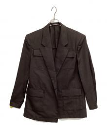 Y's（ワイズ）の古着「ダブルジャケット」｜ブラウン