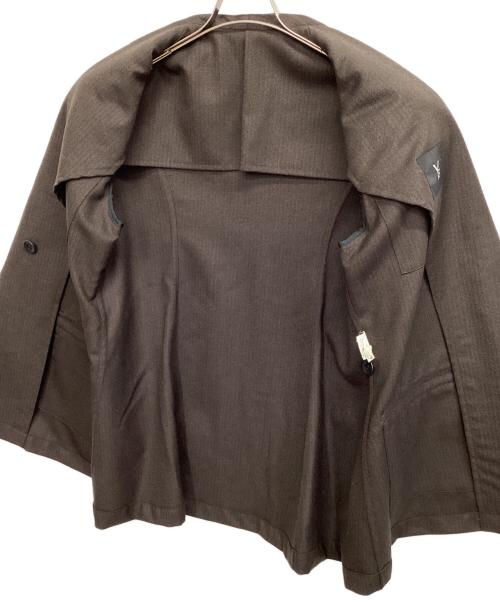 Y's（ワイズ）Y's (ワイズ) ダブルジャケット ブラウン サイズ:表記なしの古着・服飾アイテム
