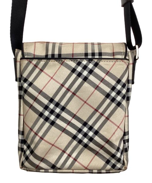 BURBERRY BLUE LABEL（バーバリーロンドンブルーレーベル）BURBERRY BLUE LABEL (バーバリーロンドンブルーレーベル) ミニショルダーバッグ ベージュ×ブラックの古着・服飾アイテム