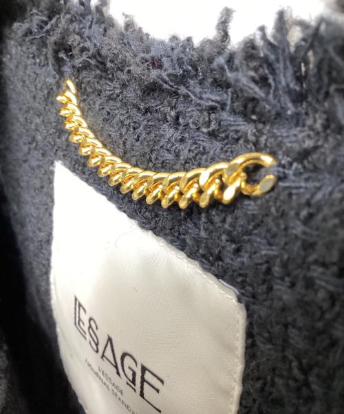 journal standard L'essage（ジャーナルスタンダード レサージュ）journal standard L'essage (ジャーナルスタンダード レサージュ) GIOLICAツイード BIGジャケット ブラック サイズ:Freeの古着・服飾アイテム