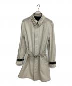 HERMESエルメス）の古着「ステンカラーコート」｜ベージュ