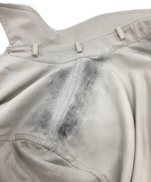 HERMES（エルメス）HERMES (エルメス) ステンカラーコート ベージュ サイズ:50の古着・服飾アイテム