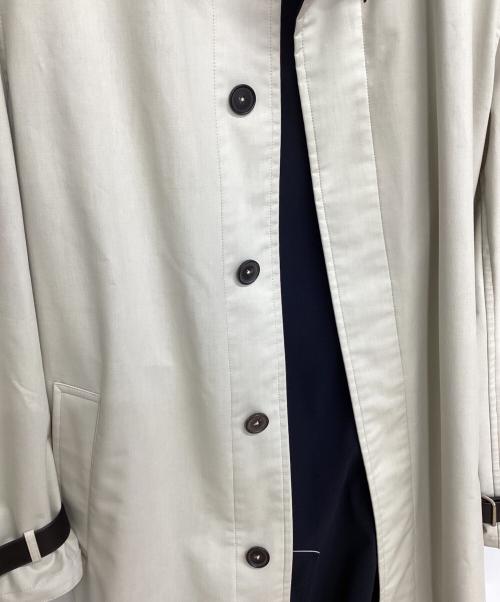 HERMES（エルメス）HERMES (エルメス) ステンカラーコート ベージュ サイズ:50の古着・服飾アイテム