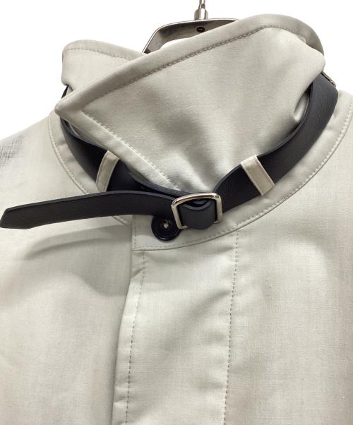 HERMES（エルメス）HERMES (エルメス) ステンカラーコート ベージュ サイズ:50の古着・服飾アイテム