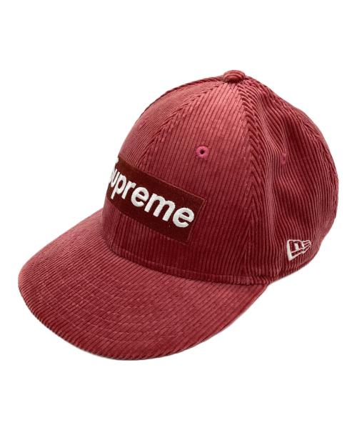 SUPREME（シュプリーム）Supreme (シュプリーム) New Era (ニューエラ) キャップ レッドの古着・服飾アイテム