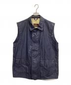 HERNOヘルノ）の古着「ジップベスト」｜ネイビー