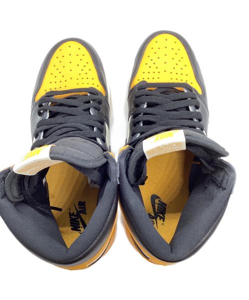 NIKE（ナイキ）NIKE (ナイキ) ハイカットスニーカー ホワイト×ブラック×イエロー サイズ:28の古着・服飾アイテム