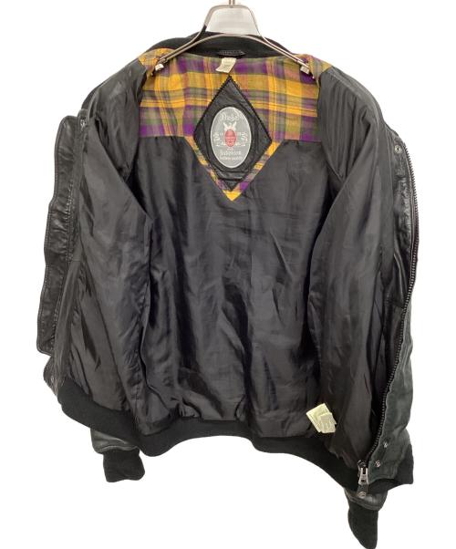 DIESEL（ディーゼル）DIESEL (ディーゼル) ラムレザージャケット ブラック サイズ:Lの古着・服飾アイテム