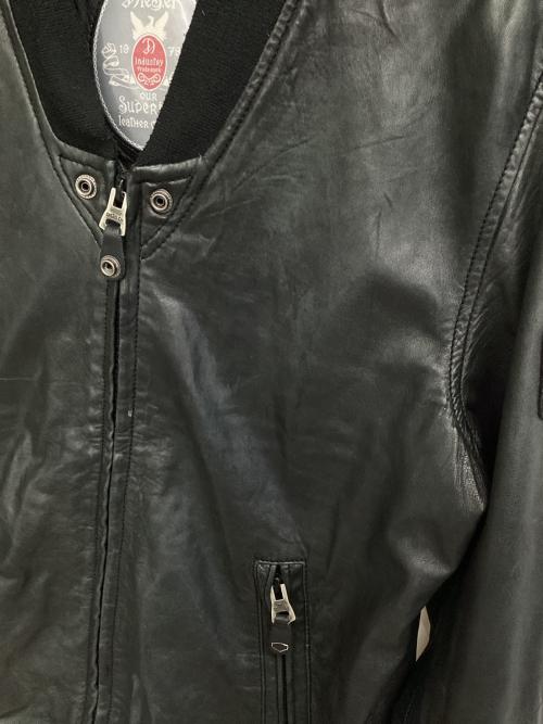 DIESEL（ディーゼル）DIESEL (ディーゼル) ラムレザージャケット ブラック サイズ:Lの古着・服飾アイテム