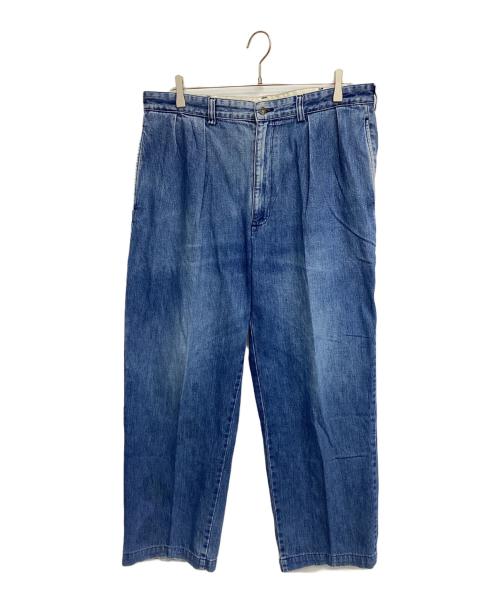 POLO RALPH LAUREN（ポロ・ラルフローレン）POLO RALPH LAUREN (ポロ・ラルフローレン) 2タックデニムパンツ インディゴ サイズ:W36×L34の古着・服飾アイテム