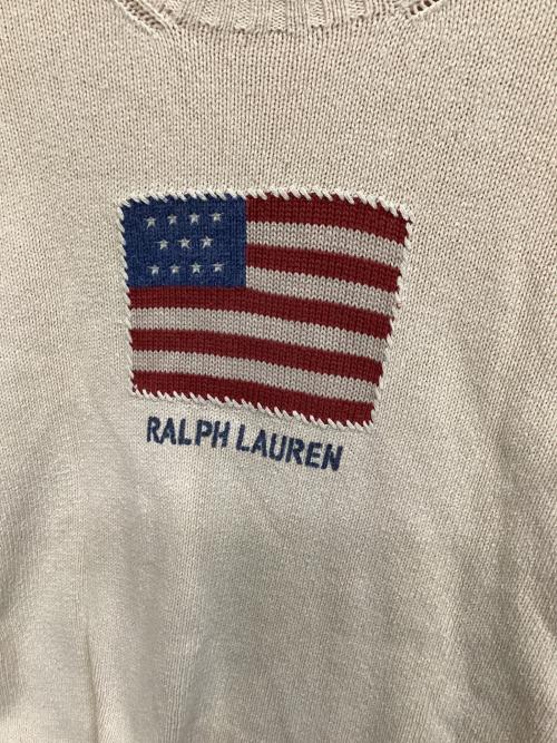 POLO SPORT（ポロスポーツ）POLO SPORT (ポロスポーツ) 厚手ニット ベージュ サイズ:Mの古着・服飾アイテム