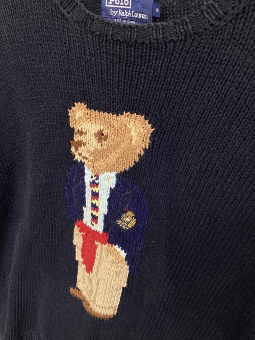 POLO RALPH LAUREN（ポロ・ラルフローレン）POLO RALPH LAUREN (ポロ・ラルフローレン) 厚手ニット ネイビー サイズ:Mの古着・服飾アイテム