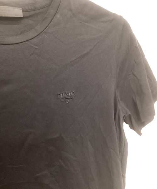 PRADA（プラダ）PRADA (プラダ) 半袖Tシャツ ブラック サイズ:Sの古着・服飾アイテム